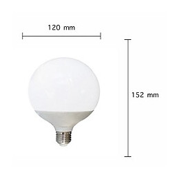 Ampoule E27 Led 20w 220v G120 300° - Blanc Chaud 2300k - 3500k - Silamp