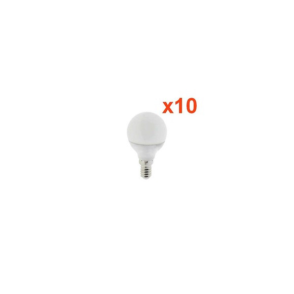 Ampoule E14 Led 6w 220v G45 Dimmable (pack De 10) - Blanc Chaud 2300k - 3500k - Silamp