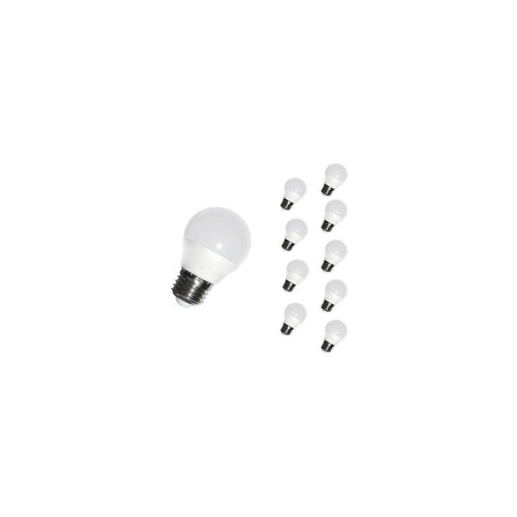 Ampoule E27 Led 6w 220v G45 240° (pack De 10) - Blanc Chaud 2300k - 3500k - Silamp