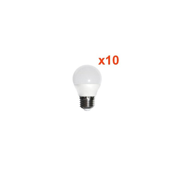 Ampoule E27 Led 6w 220v G45 240° (pack De 10) - Blanc Chaud 2300k - 3500k - Silamp
