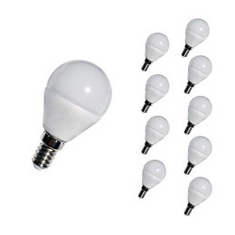 Ampoule E14 Led 6w 220v G45 240° (pack De 10) - Blanc Chaud 2300k - 3500k - Silamp