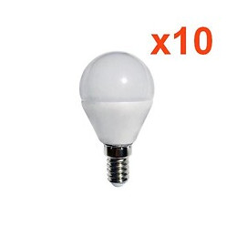 Ampoule E14 Led 6w 220v G45 240° (pack De 10) - Blanc Chaud 2300k - 3500k - Silamp