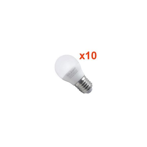 Ampoule E27 Led 8w 220v G45 300° (pack De 10) - Blanc Froid 6000k - 8000k - Silamp
