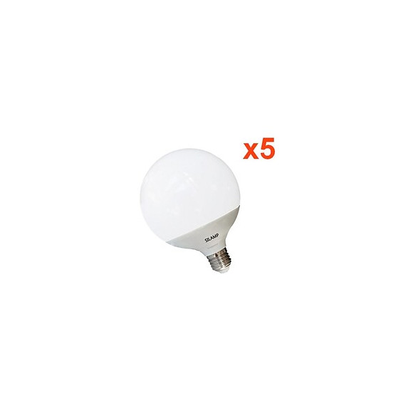 Ampoule E27 Led 20w 220v G120 300° (pack De 5) - Blanc Chaud 2300k - 3500k - Silamp