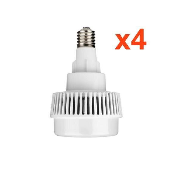 Ampoule Led Cloche E40 / E27 80w 220v (pack De 4) - Blanc Froid 6000k - 8000k - Silamp