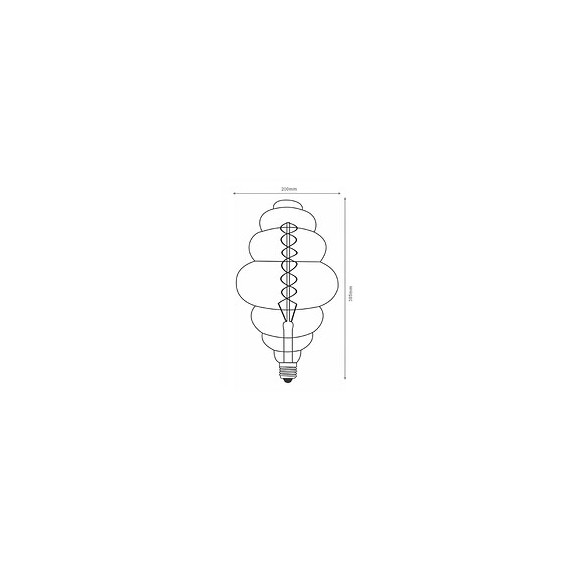 Ampoule E27 Led Filament 8w Ruche - Silamp
