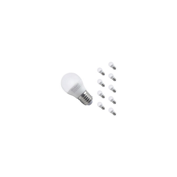 Ampoule E27 Led 8w 220v G45 300° (pack De 10) - Blanc Froid 6000k - 8000k - Silamp