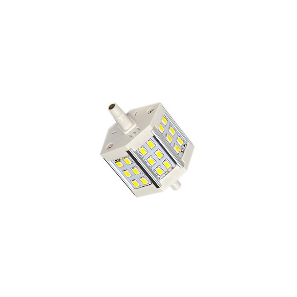 Ampoule Led R7s 78mm 6w 220v Smd5730 18led 200° - Blanc Chaud 2300k - 3500k - Silamp