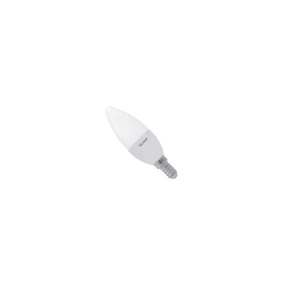 Ampoule E14 Led 8w 220v C37 180° - Blanc Neutre 4000k - 5500k - Silamp