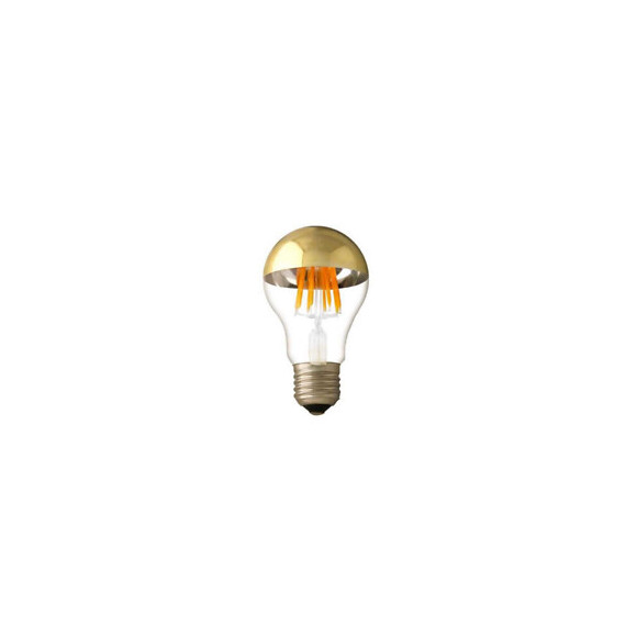 Ampoule E27 Led Filament 7w A60 Reflet Or - Blanc Chaud 2300k - 3500k - Silamp