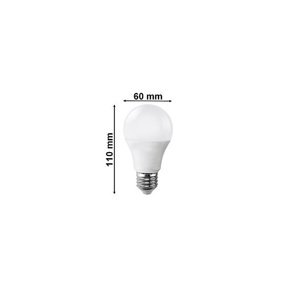 Ampoule E27 Led 9w 220v A60 180° (pack De 10) - Blanc Neutre 4000k - 5500k - Silamp