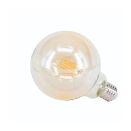 Ampoule E27 Led 6w 220v G125 Fumée - Blanc Chaud 2300k - 3500k - Silamp