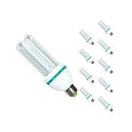Ampoule E27 Led 16w 220v Smd2835 Cfl 360° Lynx (pack De 10) - Blanc Chaud 2300k - 3500k - Silamp