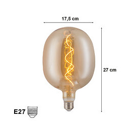 Ampoule E27 Led Filament 8w Ballon - Silamp