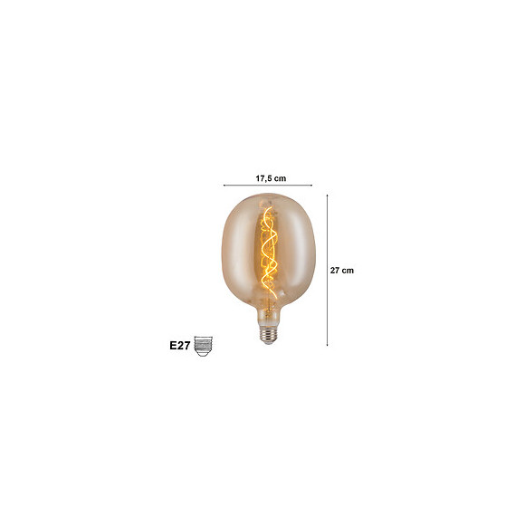 Ampoule E27 Led Filament 8w Ballon - Silamp