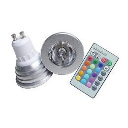 Ampoule Led Gu10 3w Rgb 220v - Silamp