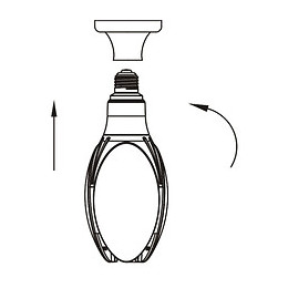 Ampoule E27 Led 40w 220v Smd2835 - Blanc Froid 6000k - 8000k - Silamp
