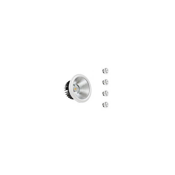 Ampoule Led 20w Ar111 Cob Rond (pack De 5) - Blanc Neutre 4000k - 5500k - Silamp