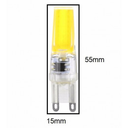 Ampoule Led G9 3w 220v Cob 360° - Blanc Chaud 2300k - 3500k - Silamp