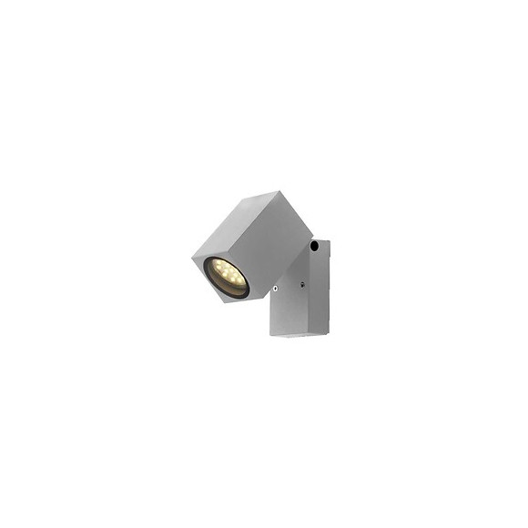 Applique Murale Argent Led Ip44 Orientable Pour Ampoule Gu10 - Silamp