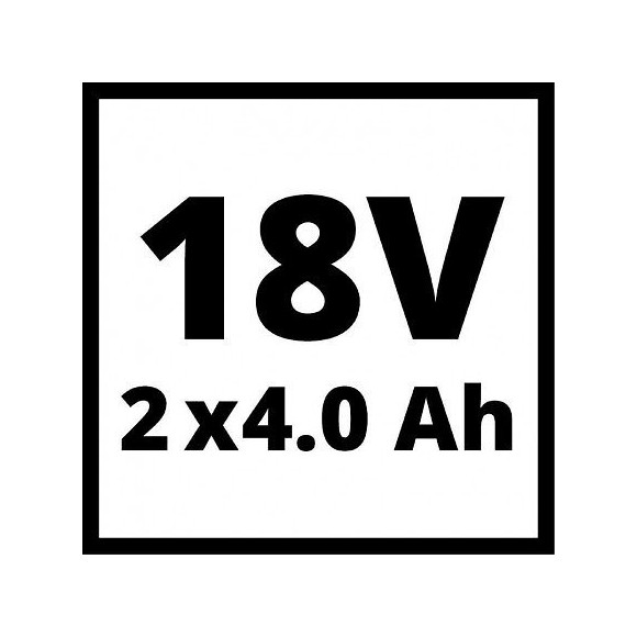 Batterie 18v  Pxc-twinpack 4,0 Ah Einhell