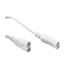 Câble De Connexion Pour Tube Néon Led T5 2 Têtes 50cm - Blanc - Silamp