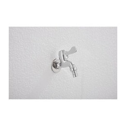 Robinet D'arrêt Encastré Chrome - Silamp