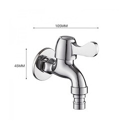 Robinet D'arrêt Encastré Inox - Silamp