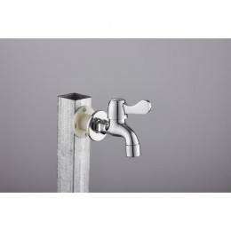 Robinet D'arrêt Encastré Eau Froide Inox - Silamp