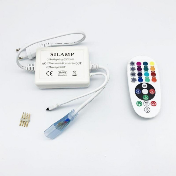Contrôleur Rgb & Alimentation Pour Ruban Led 220v Rgb - Silamp