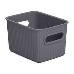 Panier De Tri 1.5 L. Baobab S Gris Anthracite (12,5x16,4x10cm) Tatay