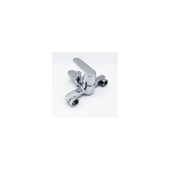 Robinet Mitigeur De Baignoire Inox Arrondi + Pomme De Douche - Silamp