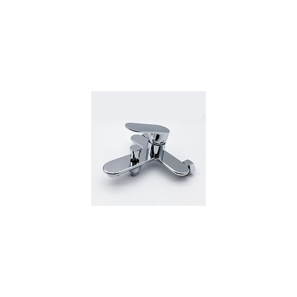 Robinet Mitigeur De Baignoire Chrome Arrondi + Pomme De Douche - Silamp