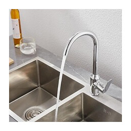 Robinet Mitigeur Cuisine Inox Orientable - Silamp