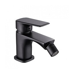 Robinet Mitigeur Lavabo Noir Carré Bec Orientable - Silamp