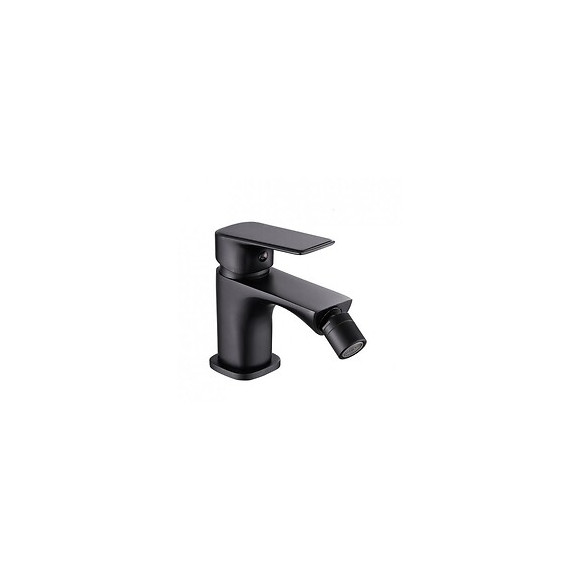 Robinet Mitigeur Lavabo Noir Carré Bec Orientable - Silamp