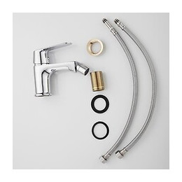 Robinet Mitigeur Lavabo Inox Arrondi Bec Orientable - Silamp