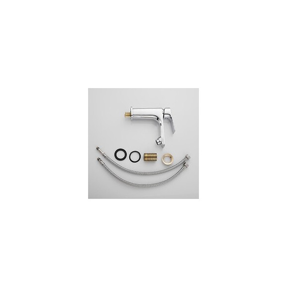 Robinet Mitigeur Salle De Bain Chrome Carré - Silamp