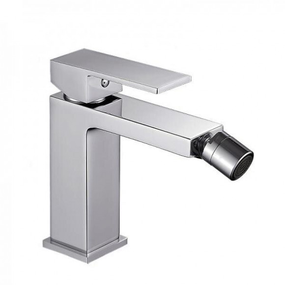 Robinet Mitigeur Lavabo Chrome Carré Bec Orientable - Silamp