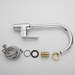 Robinet Mitigeur Cuisine Inox Orientable - Silamp