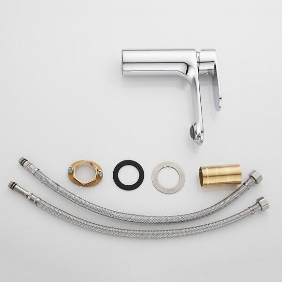 Robinet Mitigeur Lavabo Salle De Bain Inox Arrondi - Silamp