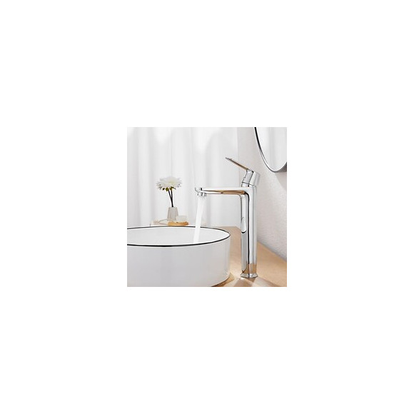 Robinet Mitigeur Lavabo Inox Haut Carré - Silamp
