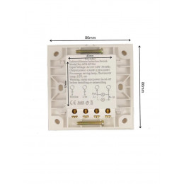 Détecteur De Mouvement Encastrable 6m 110° 220v - Silamp