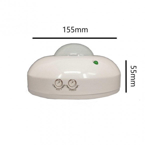 Détecteur De Mouvement En Saillie 6m 360° 220v Rond - Silamp