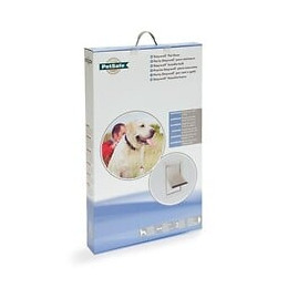 Petsafe Porte Staywell Cadre En Aluminium - Blanc - Pour Chat Ou Chien Jusqua 100 Kg