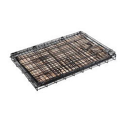 Cage De Transport Pliante Pour Chien Poignée, Plateau Amovible, Coussin Fourni 76 X 53 X 57 Cm Noir