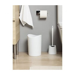Seau De Salle De Bain Basculant Standard 6l Blanc Tatay