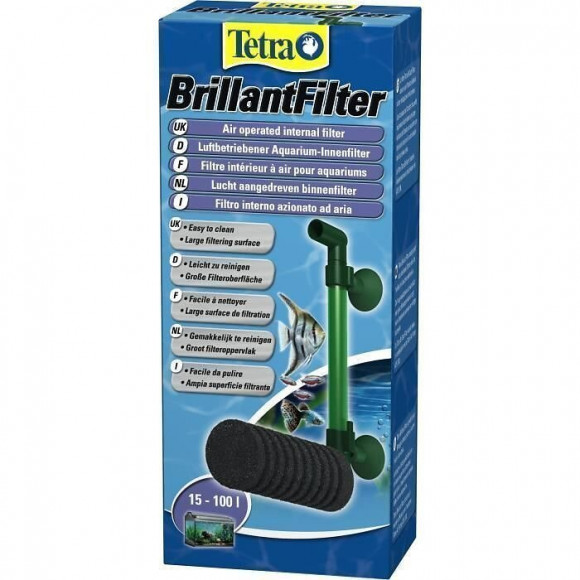 Tetra Filtre Interne A Air Tetra Brillant Filter - Pour Aquarium De 50 A 100 L