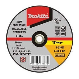 Disque À Tronçonner Extra-plat Makita 115 Mm En Acier Inoxydable