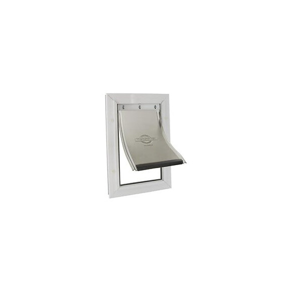Petsafe Porte Staywell Cadre En Aluminium - Blanc - Pour Chat Ou Chien Jusqua 100 Kg
